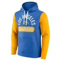 Fanatics Branded Men's Powder Blue Los Angeles Chargers Extra Point Pullover Hoodie -Mitchell & Ness store DSCO1158819272 1191 ALT2