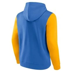 Fanatics Branded Men's Powder Blue Los Angeles Chargers Extra Point Pullover Hoodie -Mitchell & Ness store DSCO1158819272 1191 ALT3
