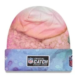 New Era Youth Pink Baltimore Ravens 2022 NFL Crucial Catch Knit Hat -Mitchell & Ness store DSCO1159611037 2518 ALT2