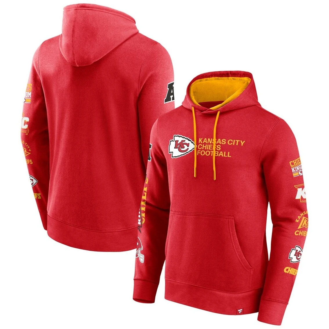 Fanatics Branded Men's Red Kansas City Chiefs Extra Innings Pullover Hoodie 3 Fanatics Branded Men's Red Kansas City Chiefs Extra Innings Pullover Hoodie