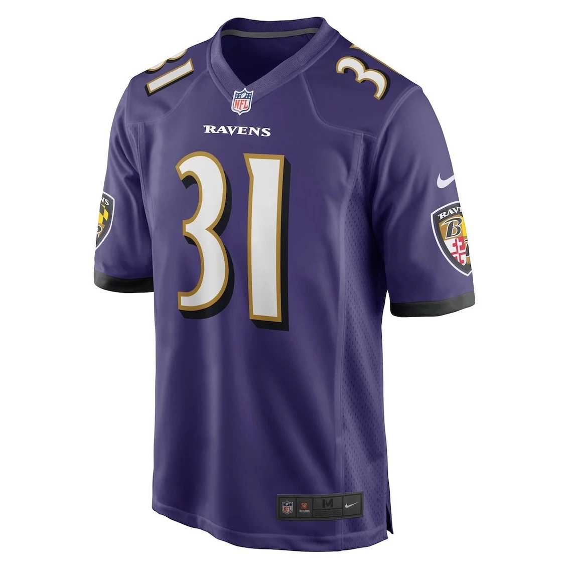 Nike Men's Jamal Lewis Purple Baltimore Ravens Game Retired Player Jersey 5 Nike Men's Jamal Lewis Purple Baltimore Ravens Game Retired Player Jersey - Image 3