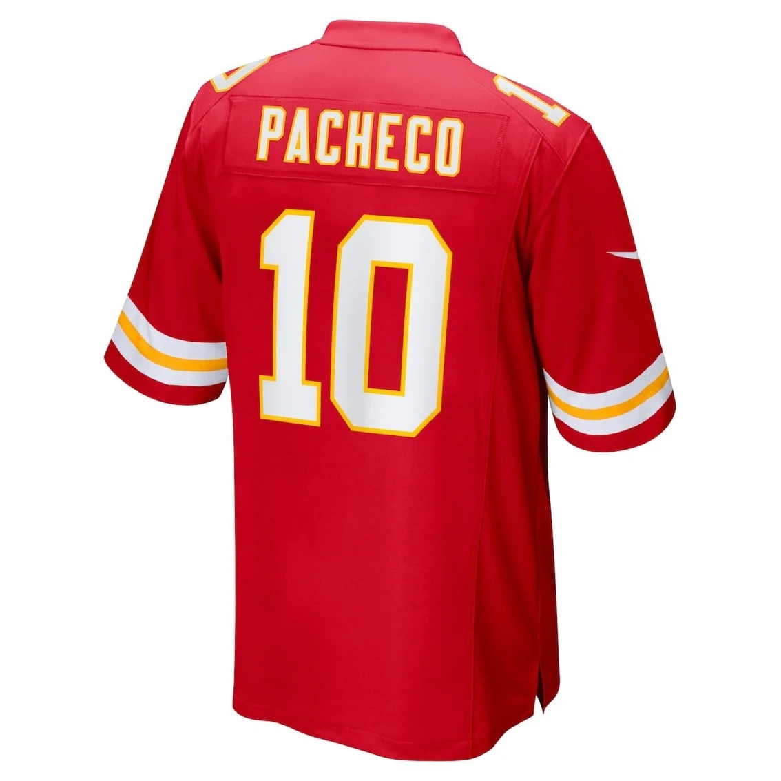Nike Men's Isiah Pacheco Red Kansas City Chiefs Super Bowl LVII Patch Game Jersey 6 Nike Men's Isiah Pacheco Red Kansas City Chiefs Super Bowl LVII Patch Game Jersey - Image 4