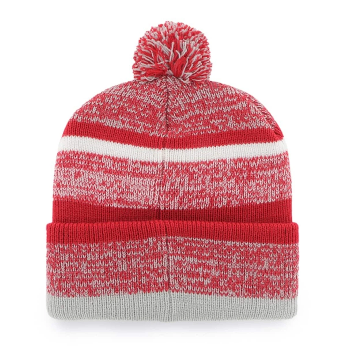 '47 Men's Red Kansas City Chiefs 2022 AFC S Northward Cuffed Pom Knit Hat 5 '47 Men's Red Kansas City Chiefs 2022 AFC S Northward Cuffed Pom Knit Hat - Image 3