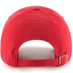'47 Men's Red Kansas City Chiefs 2022 AFC S Clean Up Adjustable Hat -Mitchell & Ness store DSCO1159887689 2910 ALT2