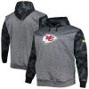 Men's Fanatics Branded Heather Charcoal Kansas City Chiefs Camo Pullover Hoodie -Mitchell & Ness store DSCO1160290556 4135