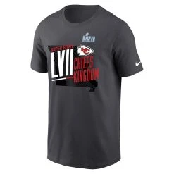 Nike Men's Anthracite Kansas City Chiefs Super Bowl LVII Local Phrase T-Shirt -Mitchell & Ness store DSCO1160508668 4096 ALT2