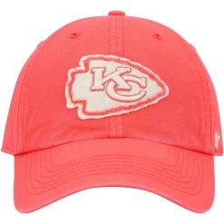 '47 Men's Red Kansas City Chiefs Chasm Clean Up Adjustable Hat -Mitchell & Ness store DSCO1160508862 2910 ALT2