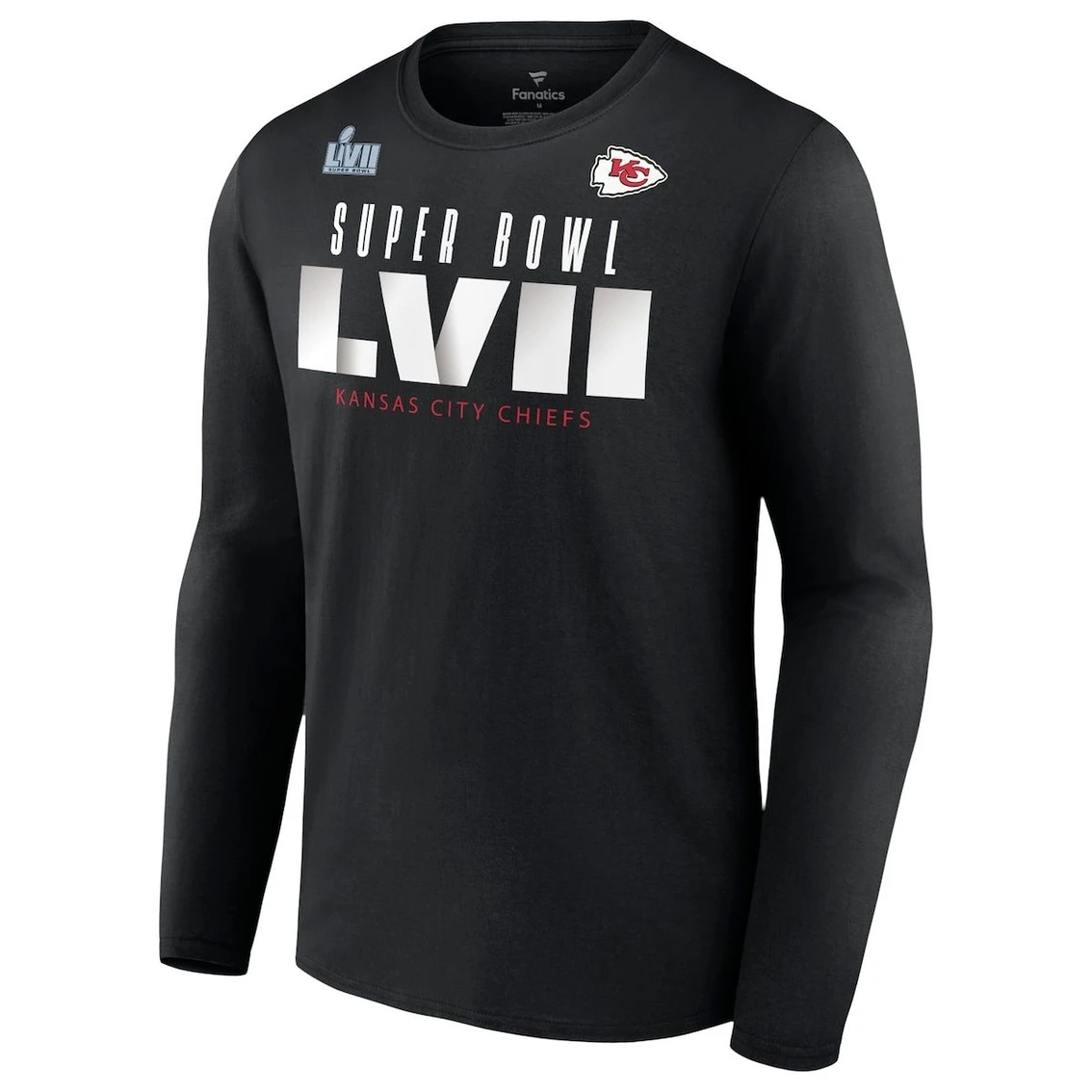 Fanatics Branded Men's Black Kansas City Chiefs Super Bowl LVII Varsity Roster Long Sleeve T-Shirt 5 Fanatics Branded Men's Black Kansas City Chiefs Super Bowl LVII Varsity Roster Long Sleeve T-Shirt - Image 3