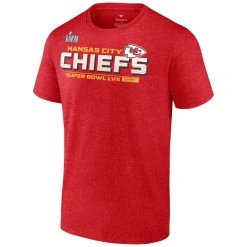 Men's Fanatics Branded Red Kansas City Chiefs Super Bowl LVII Vivid Striations T-Shirt -Mitchell & Ness store DSCO1160594388 2910 ALT2