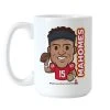 Logo Brands Patrick Mahomes Kansas City Chiefs 15oz. Player Caricature Mug -Mitchell & Ness store DSCO1160775249 0000