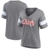 Fanatics Branded Women's Heather Gray Kansas City Chiefs Super Bowl LVII Raise The Bar Tri-Blend Half-Sleeve V-Neck T-Shirt 1 Fanatics Branded Women's Heather Gray Kansas City Chiefs Super Bowl LVII Raise The Bar Tri-Blend Half-Sleeve V-Neck T-Shirt -Mitchell & Ness store DSCO1160775343 1927