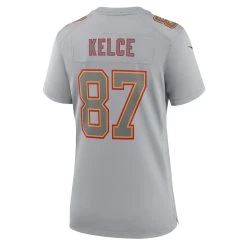 Nike Women's Travis Kelce Gray Kansas City Chiefs Super Bowl LVII Patch Atmosphere Fashion Game Jersey -Mitchell & Ness store DSCO1160804530 1927 ALT3