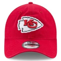 New Era Men's Red Kansas City Chiefs Super Bowl LVII S Side Patch 9TWENTY Adjustable Hat -Mitchell & Ness store DSCO1160875136 2910 ALT2