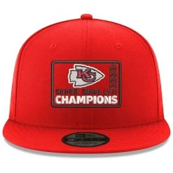 New Era Men's Red Kansas City Chiefs Super Bowl LVII S Chevron 9FIFTY Snapback Hat -Mitchell & Ness store DSCO1160875249 2910 ALT2