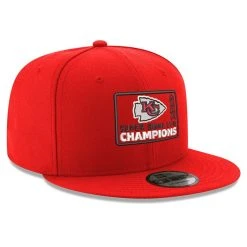 New Era Men's Red Kansas City Chiefs Super Bowl LVII S Chevron 9FIFTY Snapback Hat -Mitchell & Ness store DSCO1160875249 2910 ALT3