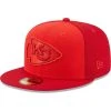 New Era Men's Red Kansas City Chiefs Tri-Tone 59FIFTY Fitted Hat -Mitchell & Ness store DSCO1161371217 2910