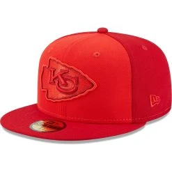 New Era Men's Red Kansas City Chiefs Tri-Tone 59FIFTY Fitted Hat