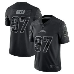 Nike Men's Joey Bosa Black Los Angeles Chargers RFLCTV Limited Jersey