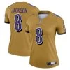 Nike Women's Lamar Jackson Gold Baltimore Ravens Inverted Legend Jersey -Mitchell & Ness store DSCO1161597243 1853