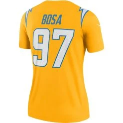 Nike Women's Joey Bosa Gold Los Angeles Chargers Inverted Legend Jersey -Mitchell & Ness store DSCO1161597512 1853 ALT3