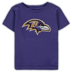 Outerstuff Baltimore Ravens Infant Team Logo T-Shirt - Purple