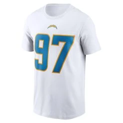 Nike Men's Joey Bosa White Los Angeles Chargers Player Name & Number T-Shirt -Mitchell & Ness store DSCO1161601202 3550 ALT2