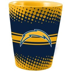 The Memory Company Los Angeles Chargers Full Wrap Collectible Glass