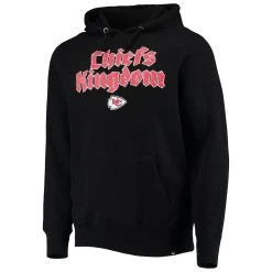 '47 Men's Black Kansas City Chiefs Wordmark Regional Headline Pullover Hoodie -Mitchell & Ness store DSCO1161619197 1007 ALT2