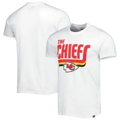 '47 Men's White Kansas City Chiefs Logo Super Rival T-Shirt