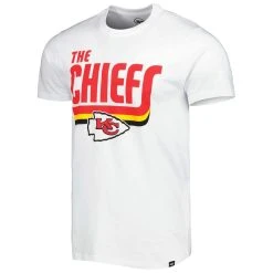 '47 Men's White Kansas City Chiefs Logo Super Rival T-Shirt -Mitchell & Ness store DSCO1161624317 3550 ALT2