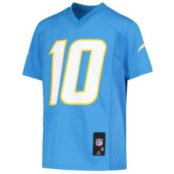 Outerstuff Youth Justin Herbert Powder Blue Los Angeles Chargers Replica Player Jersey -Mitchell & Ness store DSCO1161630581 1191 ALT2