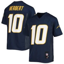 Outerstuff Youth Justin Herbert Navy Los Angeles Chargers Replica Player Jersey