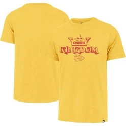 '47 Men's Gold Kansas City Chiefs 2023 NFL Playoffs Kingdom Regional Franklin T-Shirt