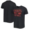 '47 Men's Black Kansas City Chiefs Wordmark Rider Franklin T-Shirt