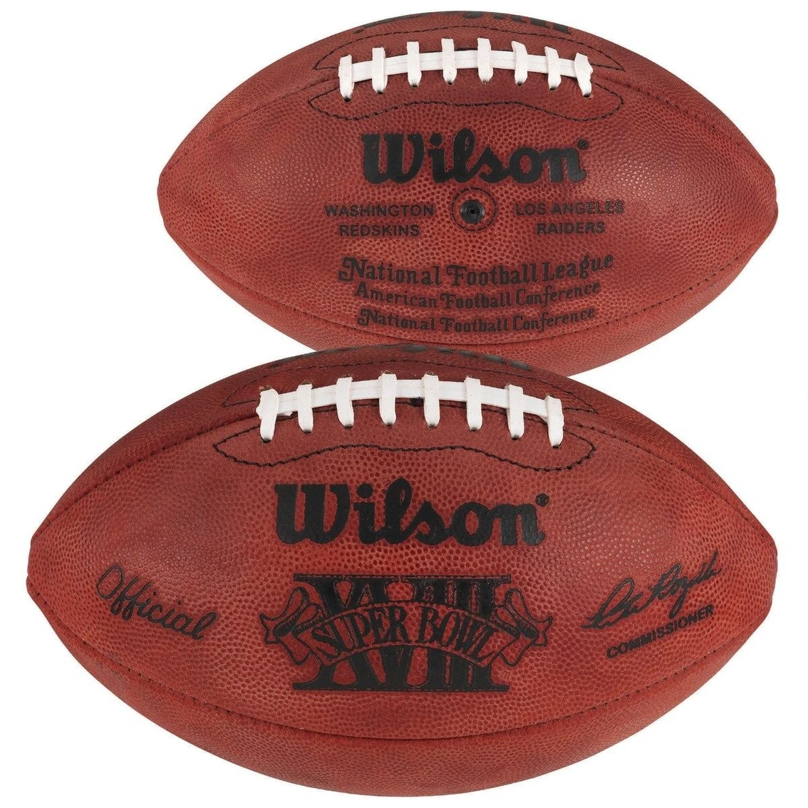 Wilson Super Bowl XVIII Wilson Official Game Football 4 Wilson Super Bowl XVIII Wilson Official Game Football - Image 2