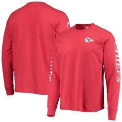 '47 Men's Red Kansas City Chiefs Franklin Long Sleeve T-Shirt