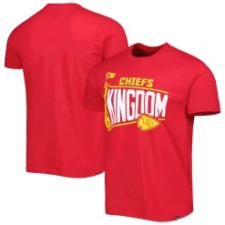 '47 Men's Red Kansas City Chiefs Logo Regional Super Rival T-Shirt