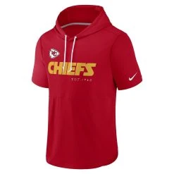 Nike Men's Red Kansas City Chiefs Short Sleeve Pullover Hoodie -Mitchell & Ness store DSCO1162025924 2910 ALT2